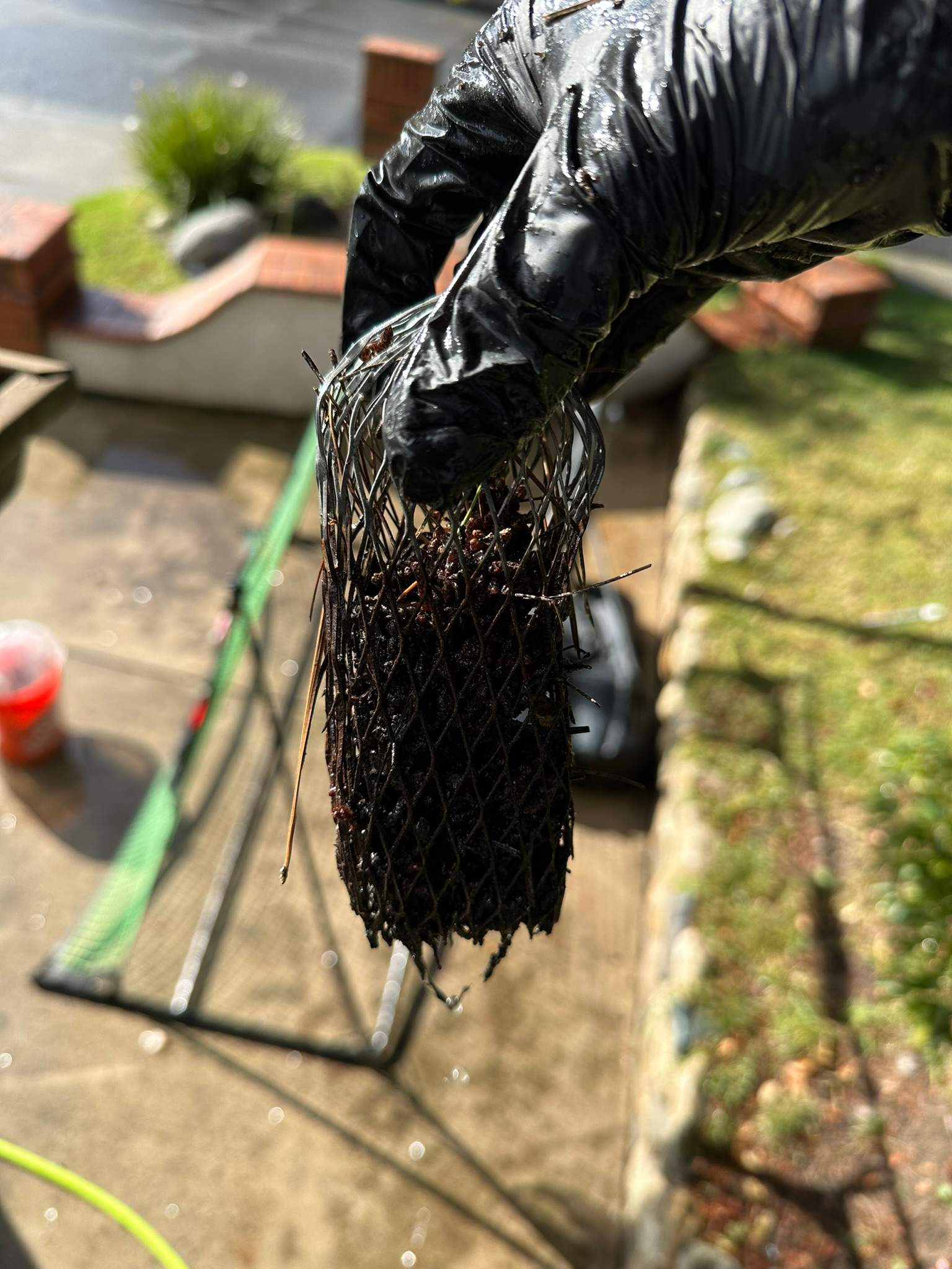 Orange County Gutter Cleaning in Wet Conditions by Property Cleaning Experts