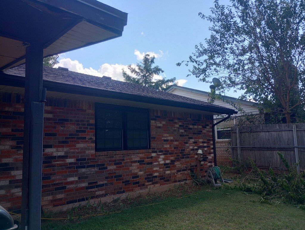 Roof Replacement and Gutter Installation in Oklahoma City, OK by McCann's Roofing and Construction