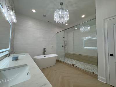 Full master bathroom renovation