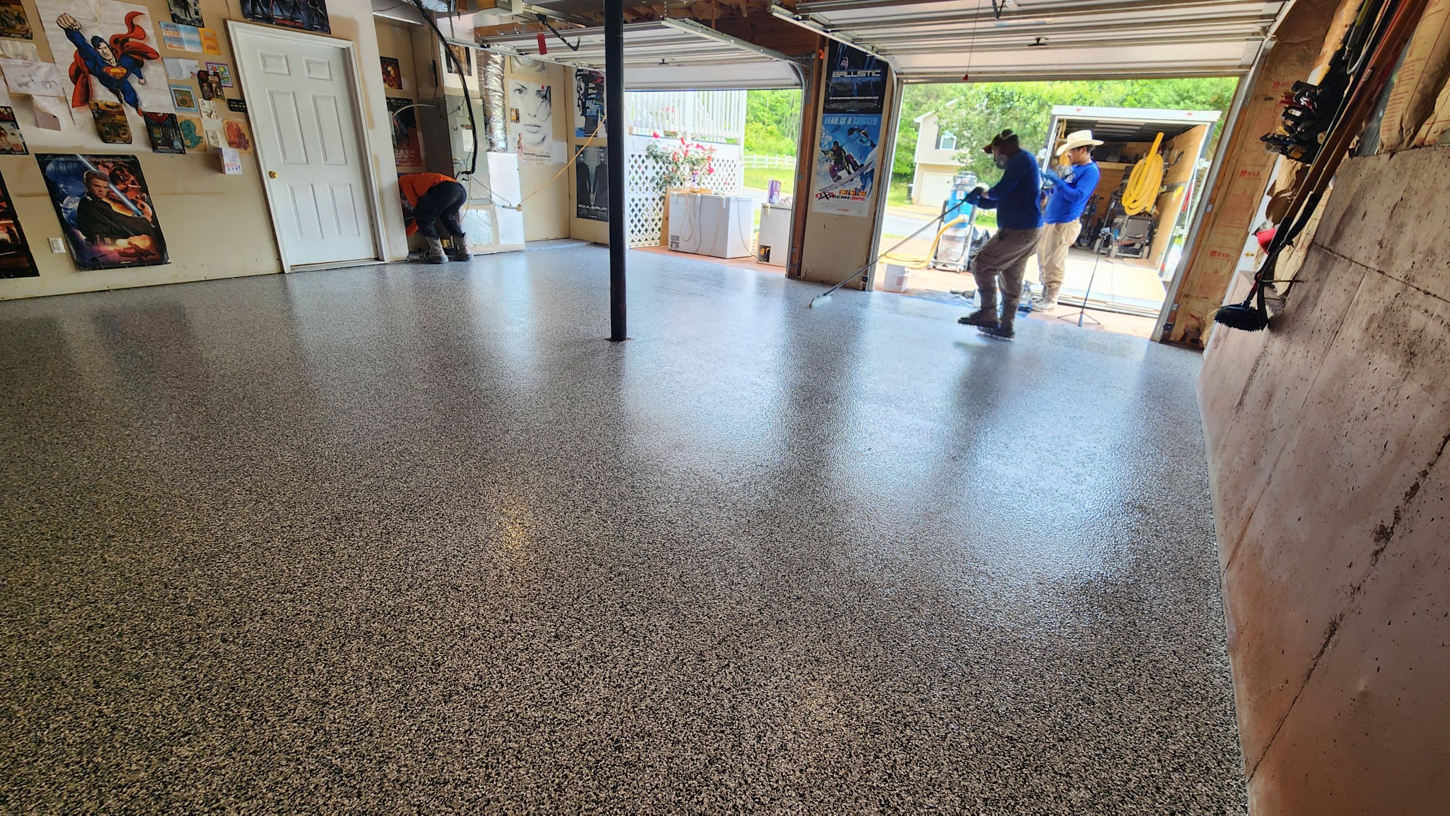 Garaga transformation with Domino flakes by Opus Renovations 