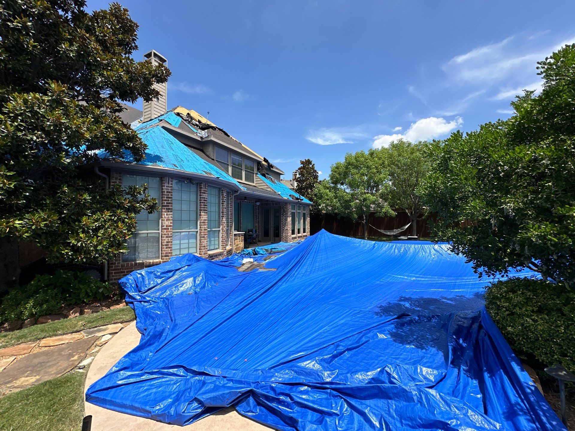 Residential Roof Repair using IKO Dynasty Class 3 Impact Resistant Shingles by Becker Roofing and Exteriors