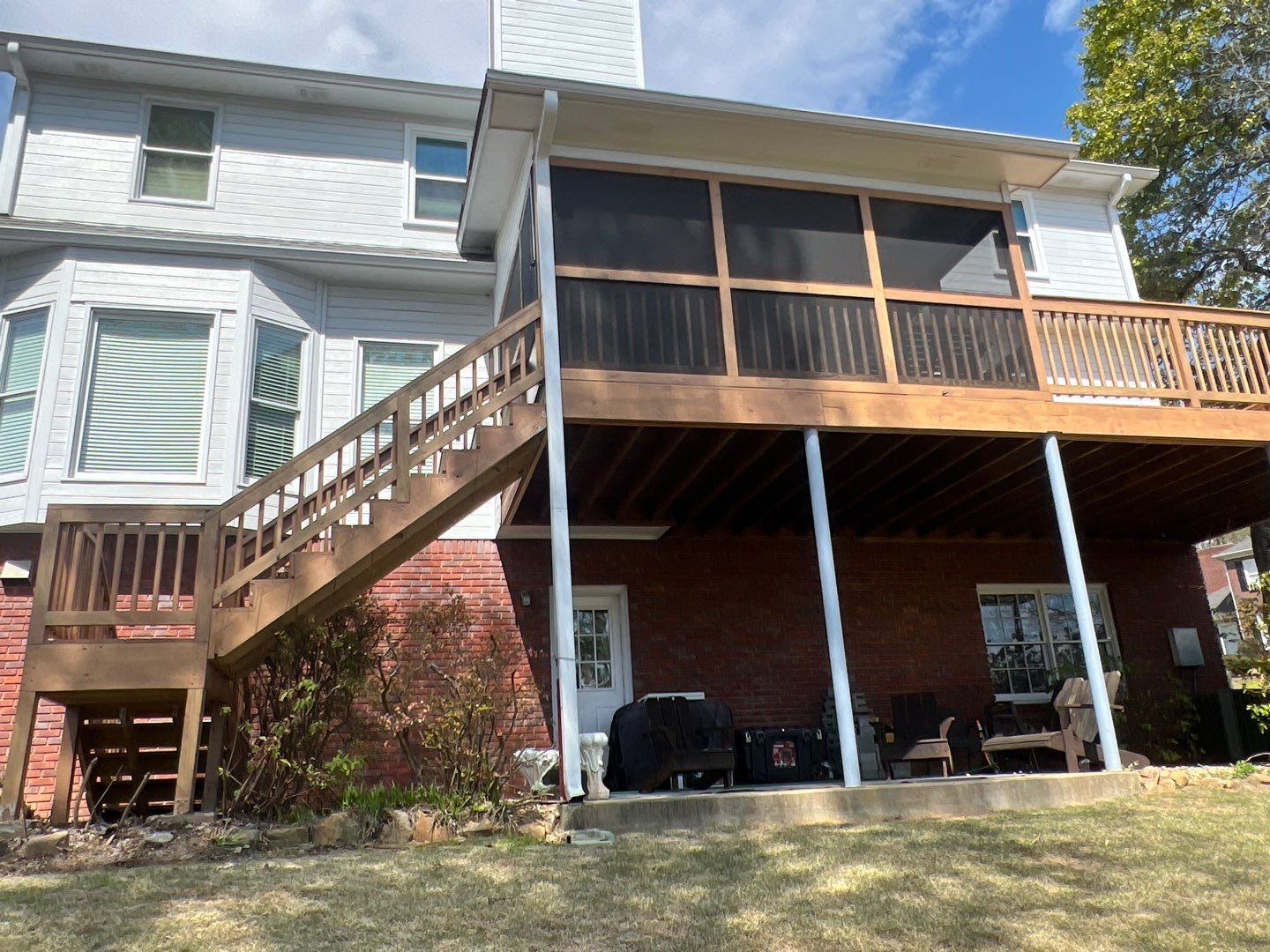 Shades Pointe Lane - Deck Installation  by Pillar and Pine