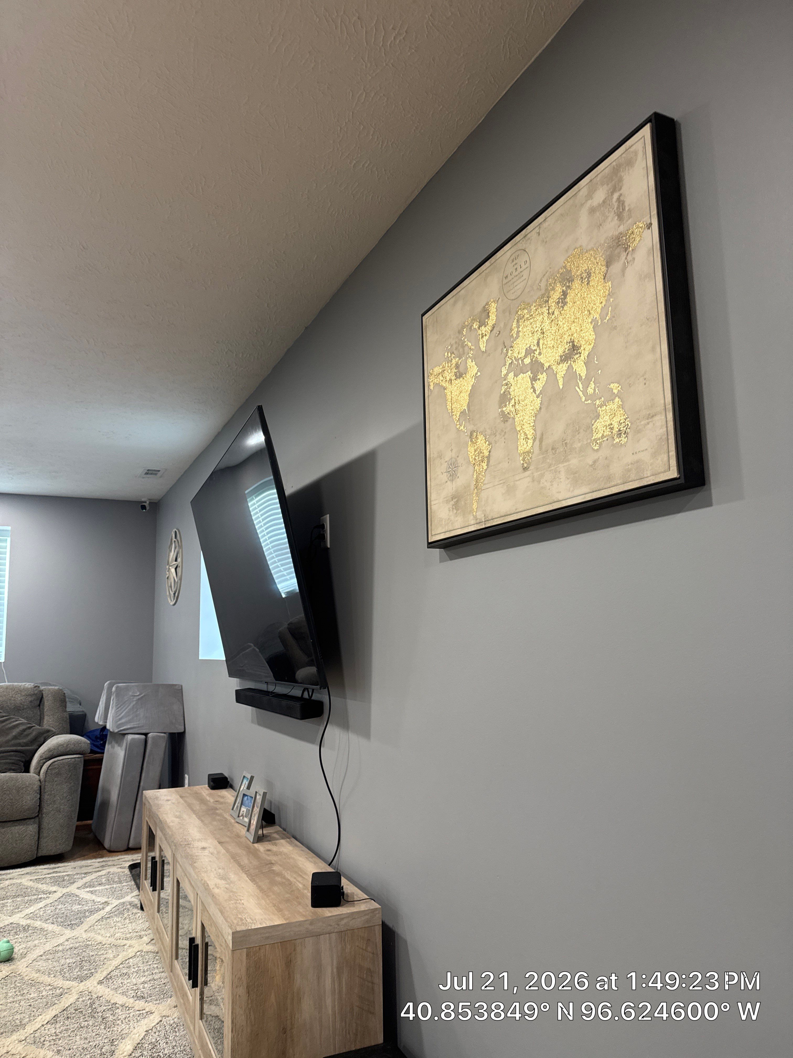 Finished Basement Remodel with New Flooring and Lighting in Lincoln by CompanyCam Sales Demo
