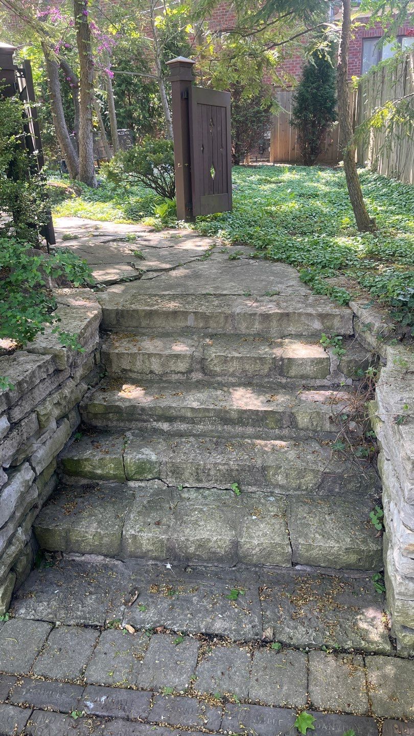 Glencoe, IL brick paver cleaning and stone cleaning by Northern Power Washing LLC.