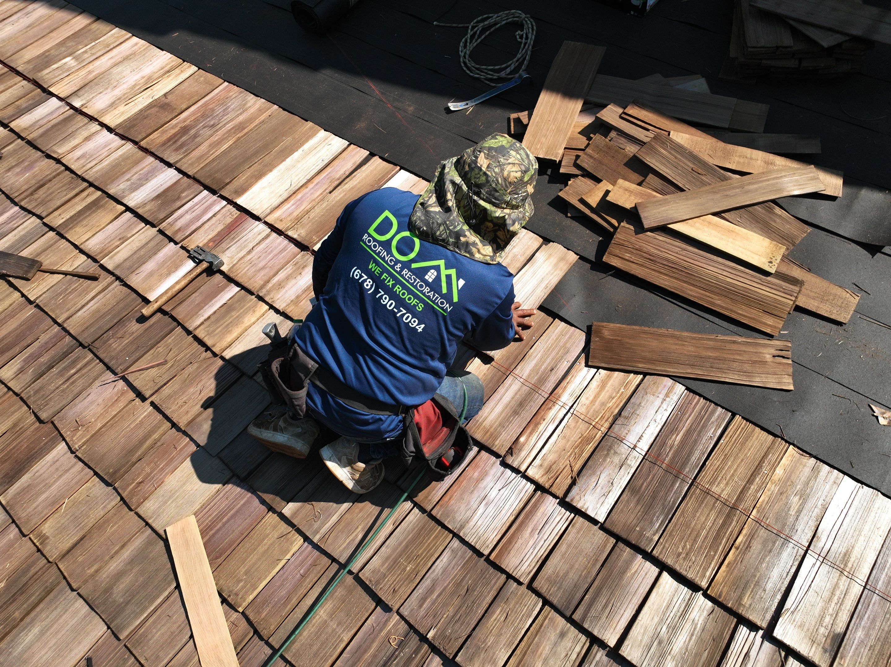Canterbury Lake Alpharetta Roof Replacement  by Dom Roofing & Restoration