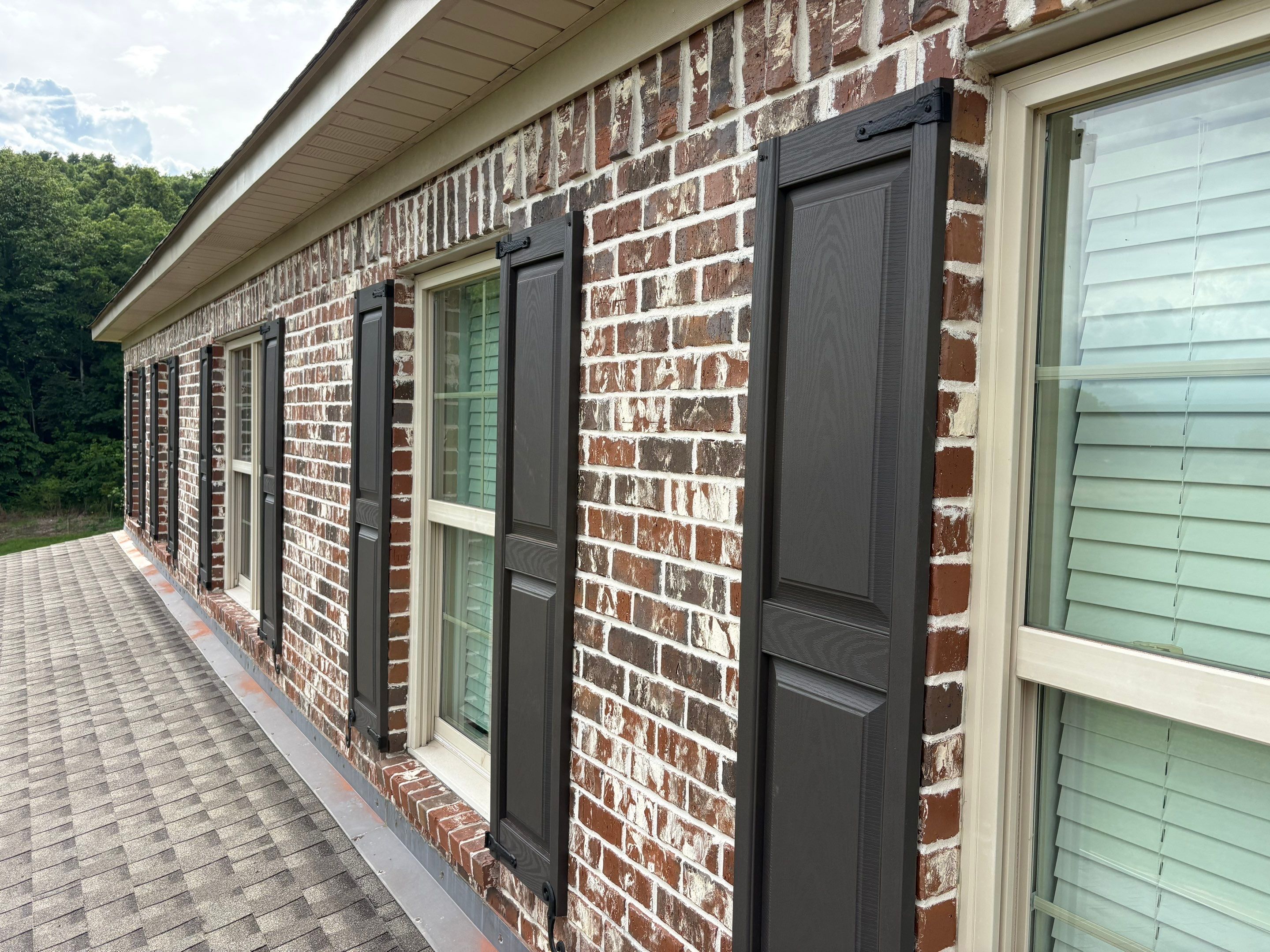 Exterior Shutters Project in Gurley by Blinds and Borders