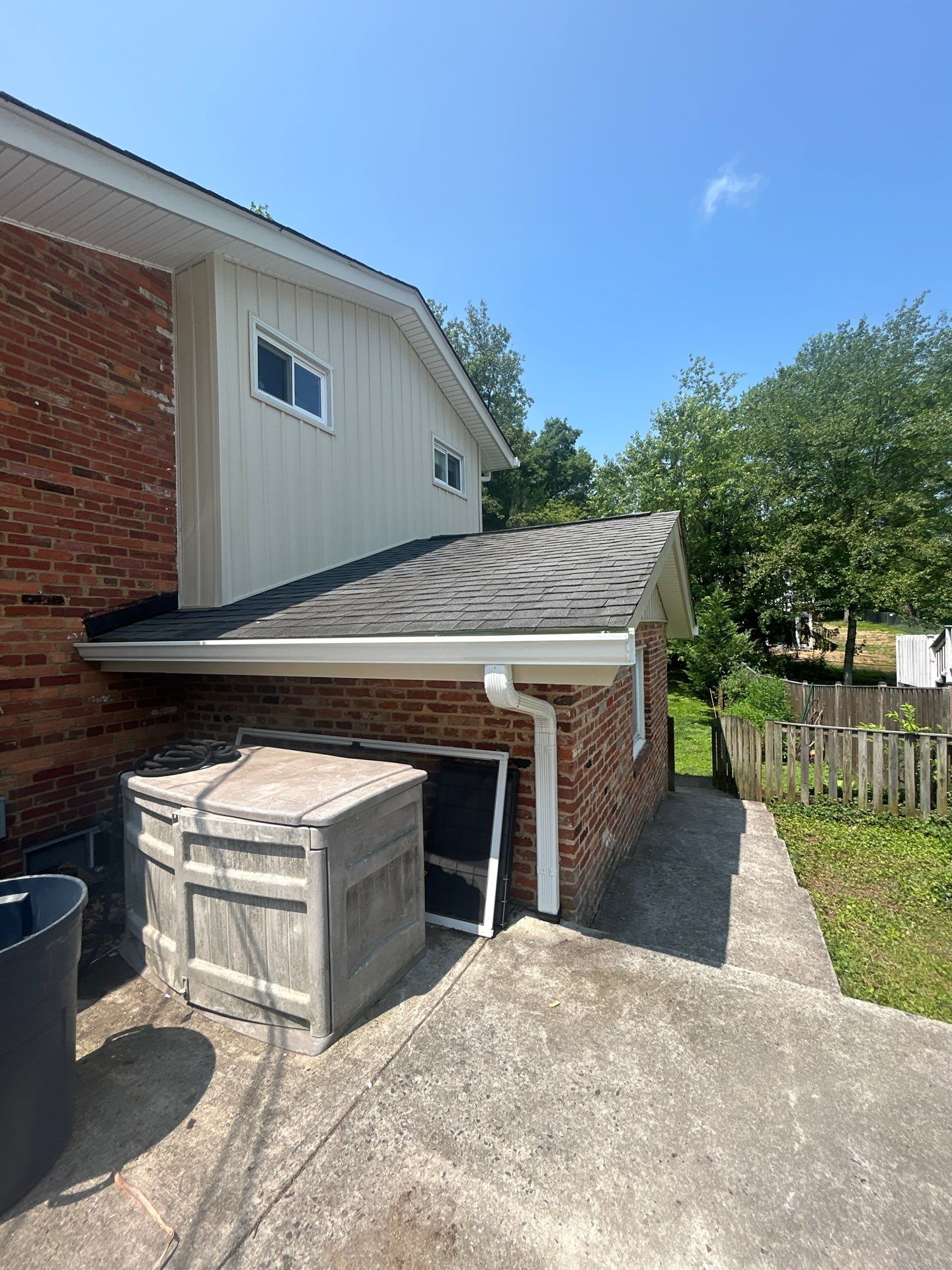 Fairfax: Residential Siding Replacement with CertainTeed 8" Board and Batten Siding in Desert Tan by RM Banning, Inc.
