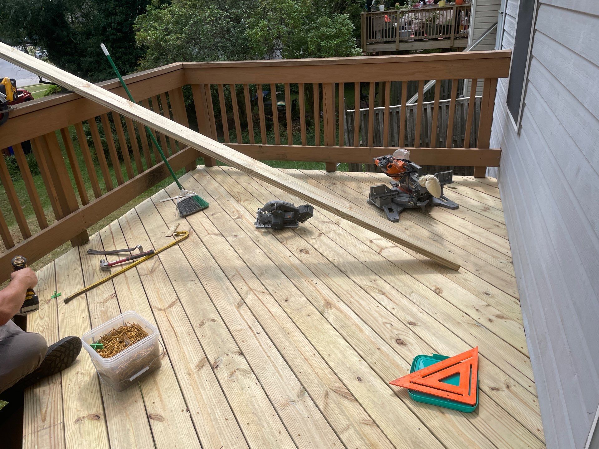 Project in Pikesville, MD by Restoration services