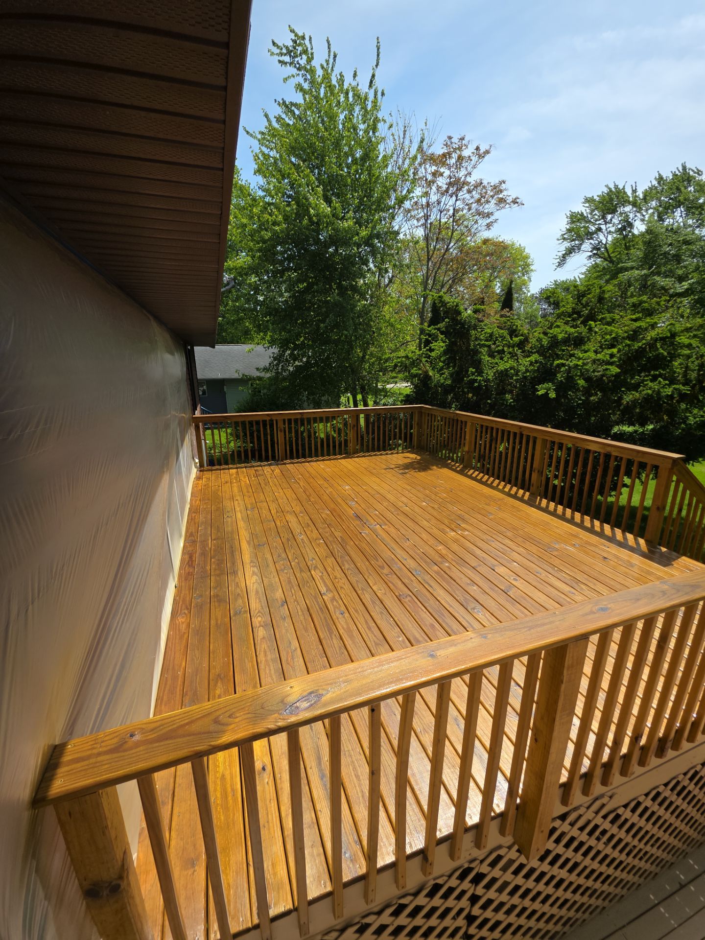 Deck Staining Project Completed in Muskegon, Michigan 49444 by Gordon Painting