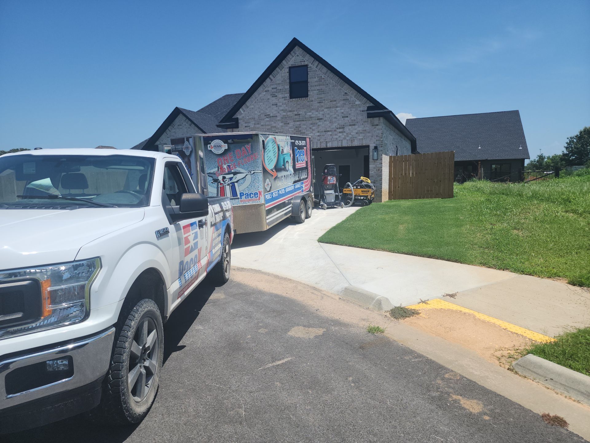 Project in Barling by Pace X Concrete Coatings