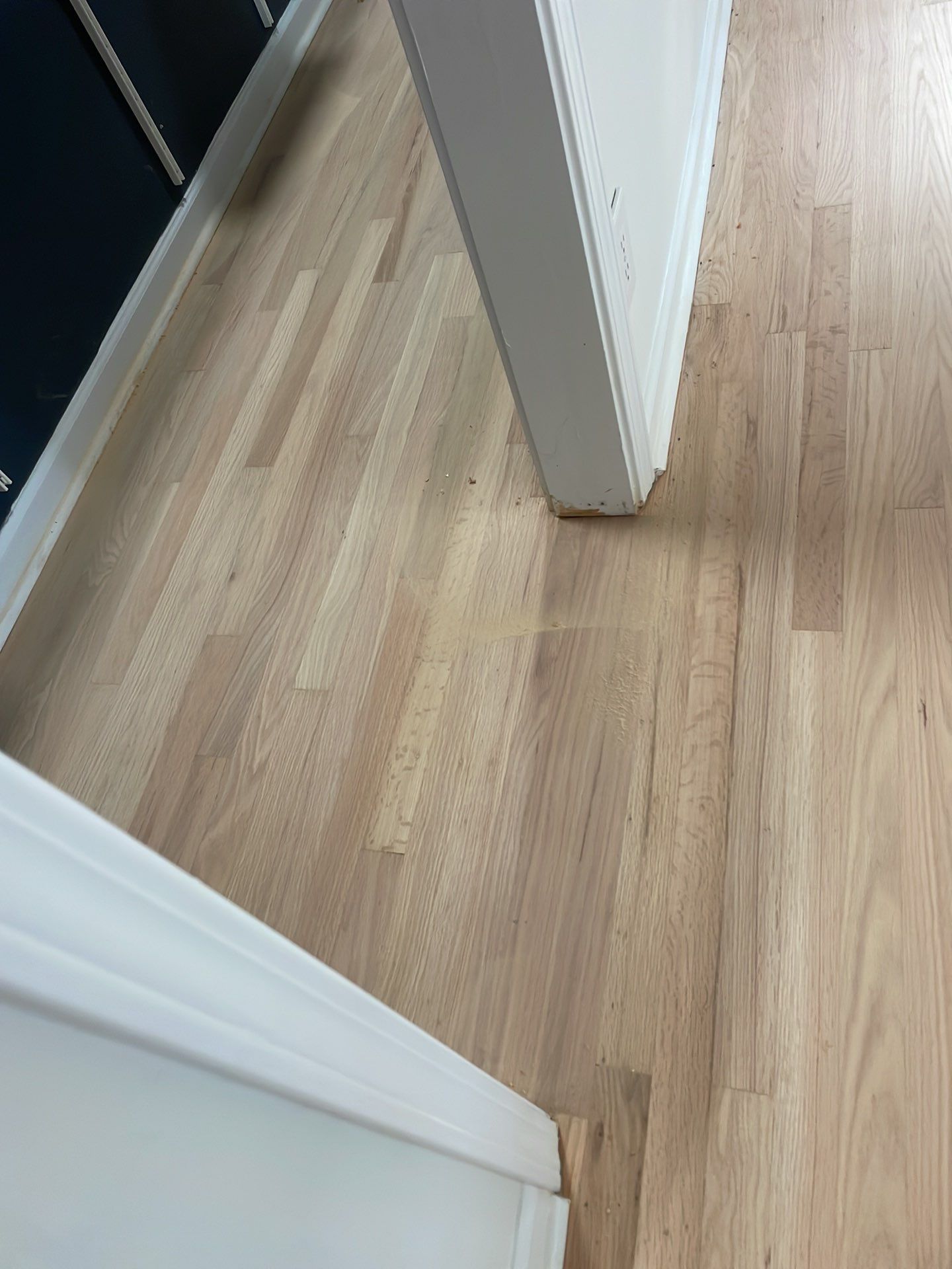 Red Oak refinish with Provencial stain by Footprints Floors of East Atlanta