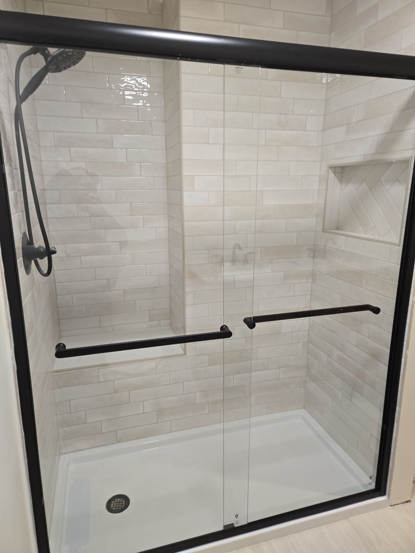 🚿 Seamless Shower Door Install – Just the Finishing Touch!* by A Step Above Handy LLC
