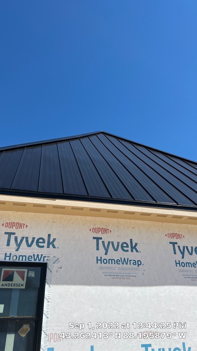 Metal roofing using Standing Seam by Stendahl Services