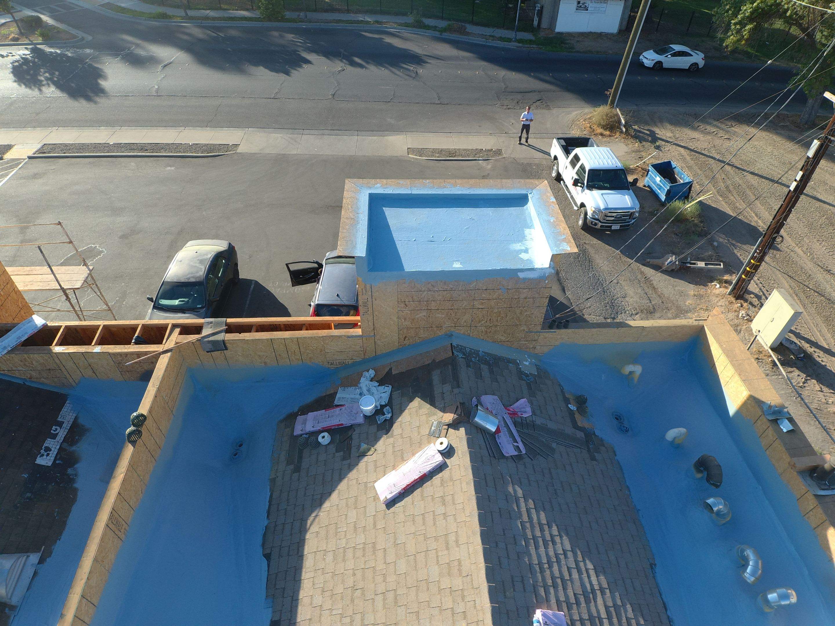 Spray foam and coatings using Conklin Benchmark/PUMA XL coatings and spray foam by Straight Edge Roofing Inc
