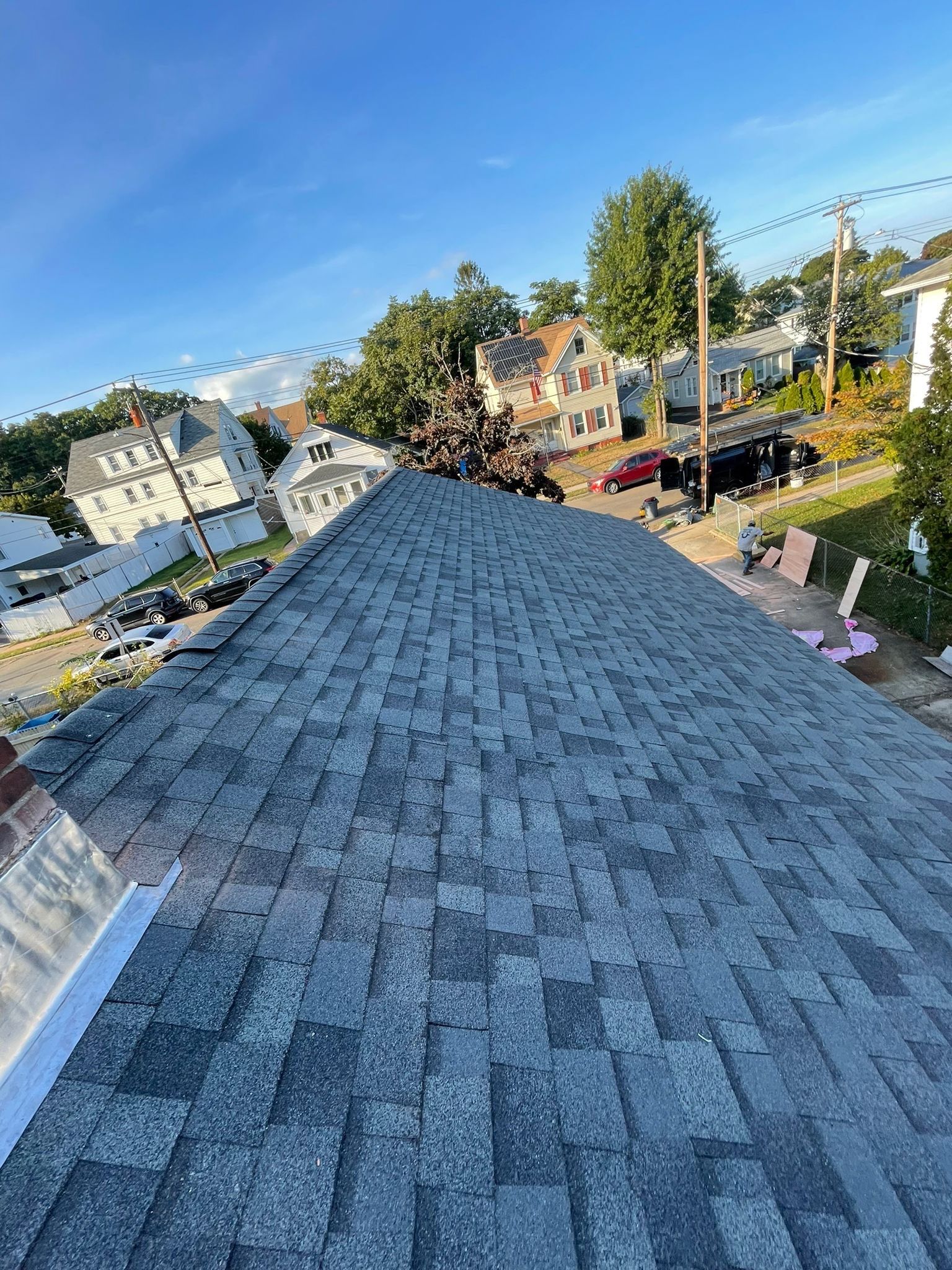 Residential Roofing Installation using Owens Corning TruDefinition Duration - Estate Gray by A Plus Exterior
