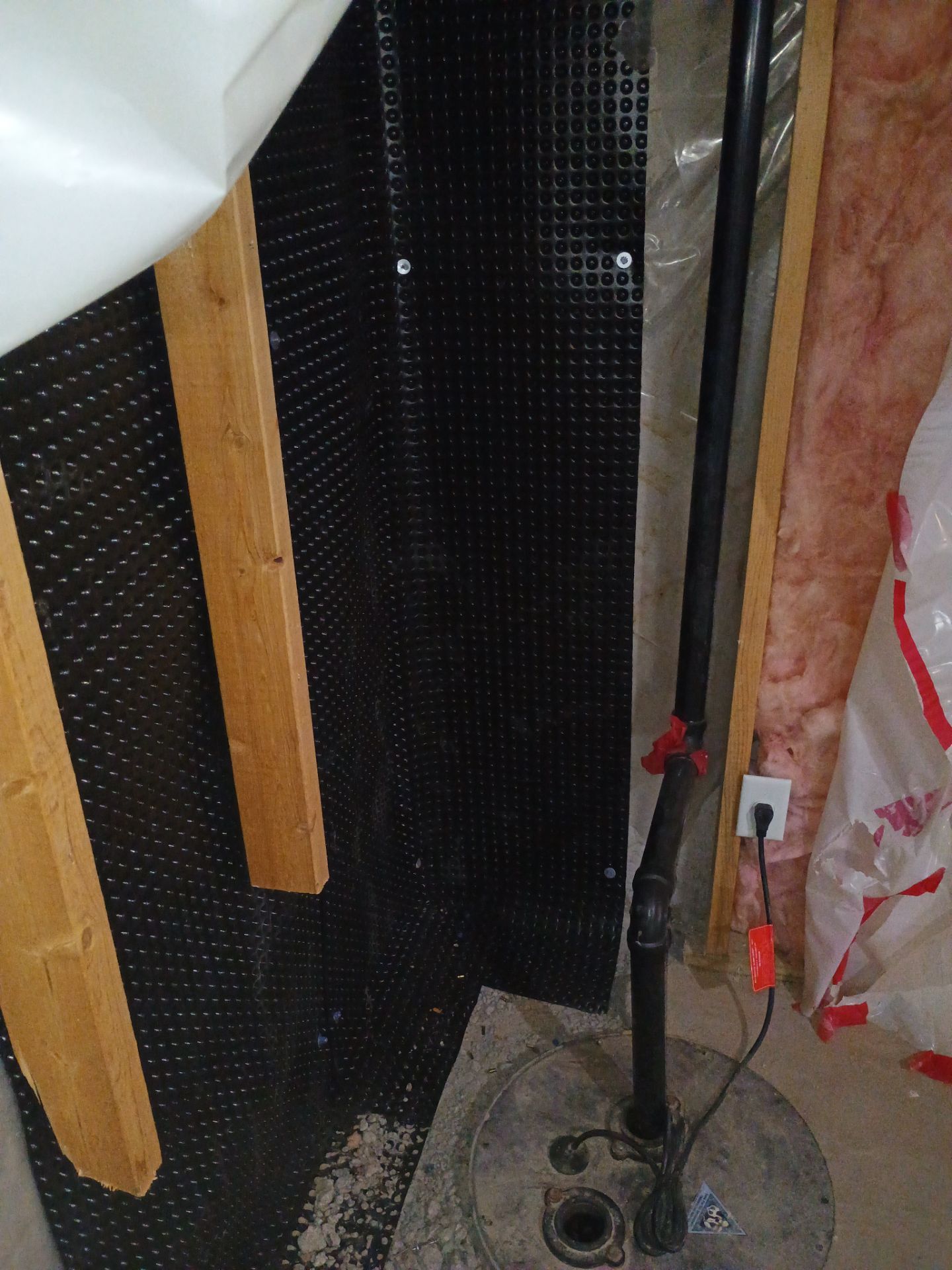 Basement Wall Drainage in Woodbury, MN by Waterproofing Northeast