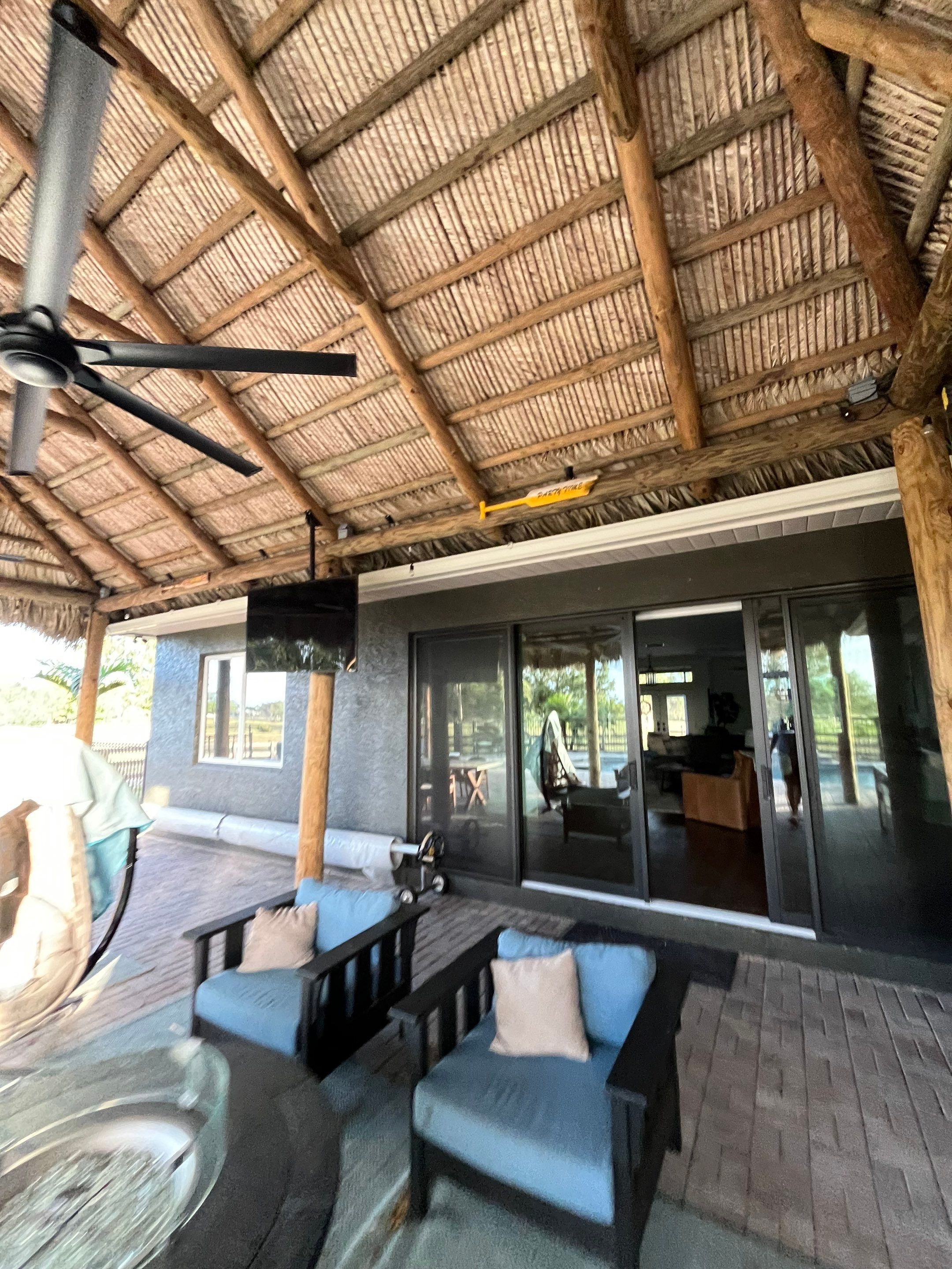  7-inch White seamless gutters and downspouts in Myakka City FL by Gutter Professors