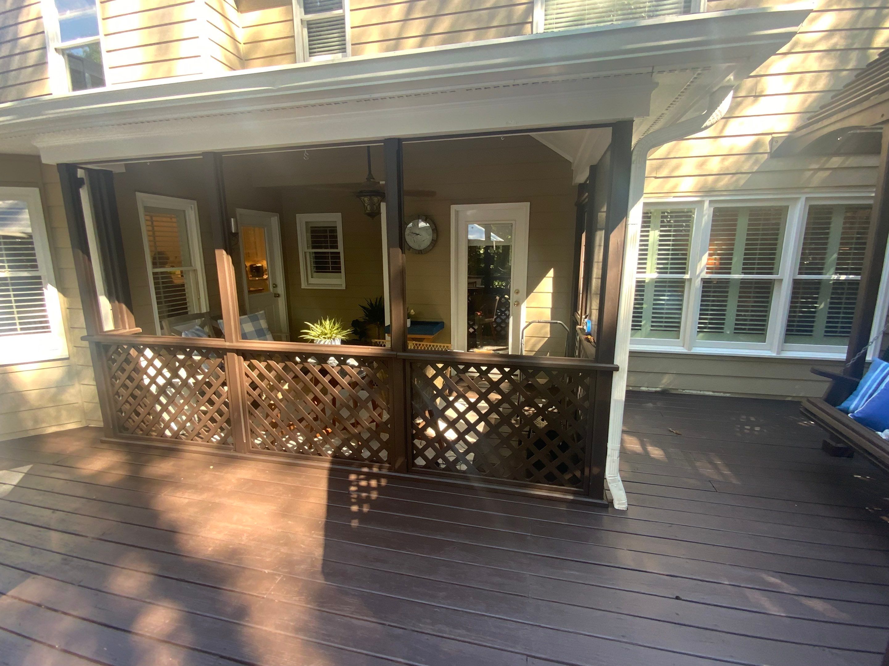 Comprehensive Deck and Screened Porch Staining in Marietta by Swift Home Renovations