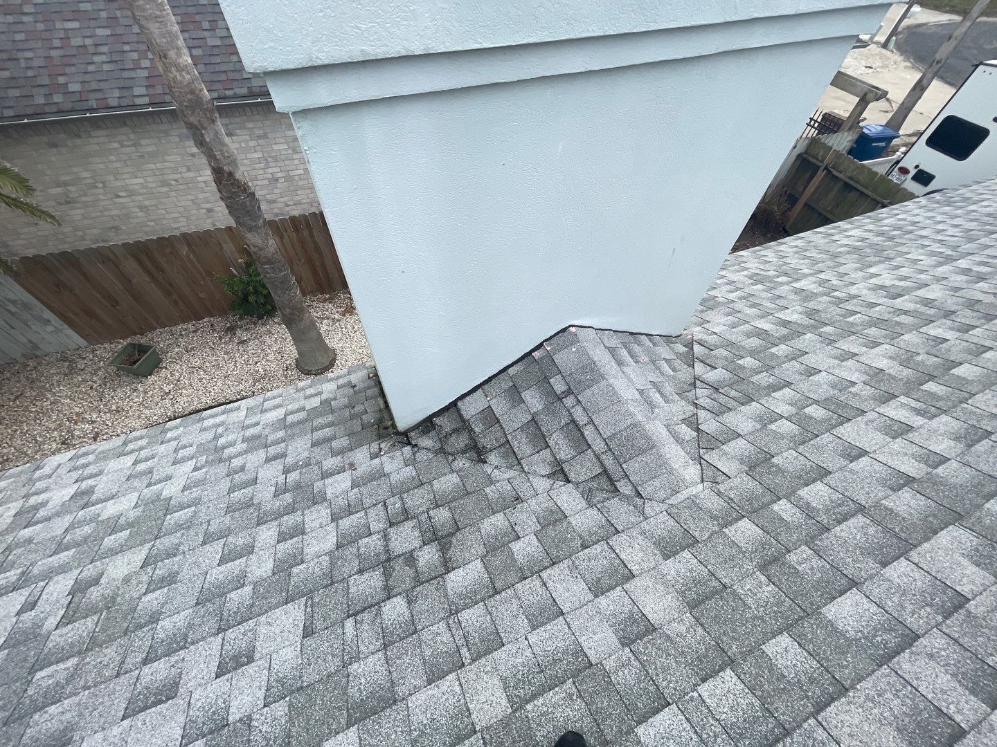 Residential Roofing Repair using Galvanized Chimney Cap & Chase by Lighthouse Roofing