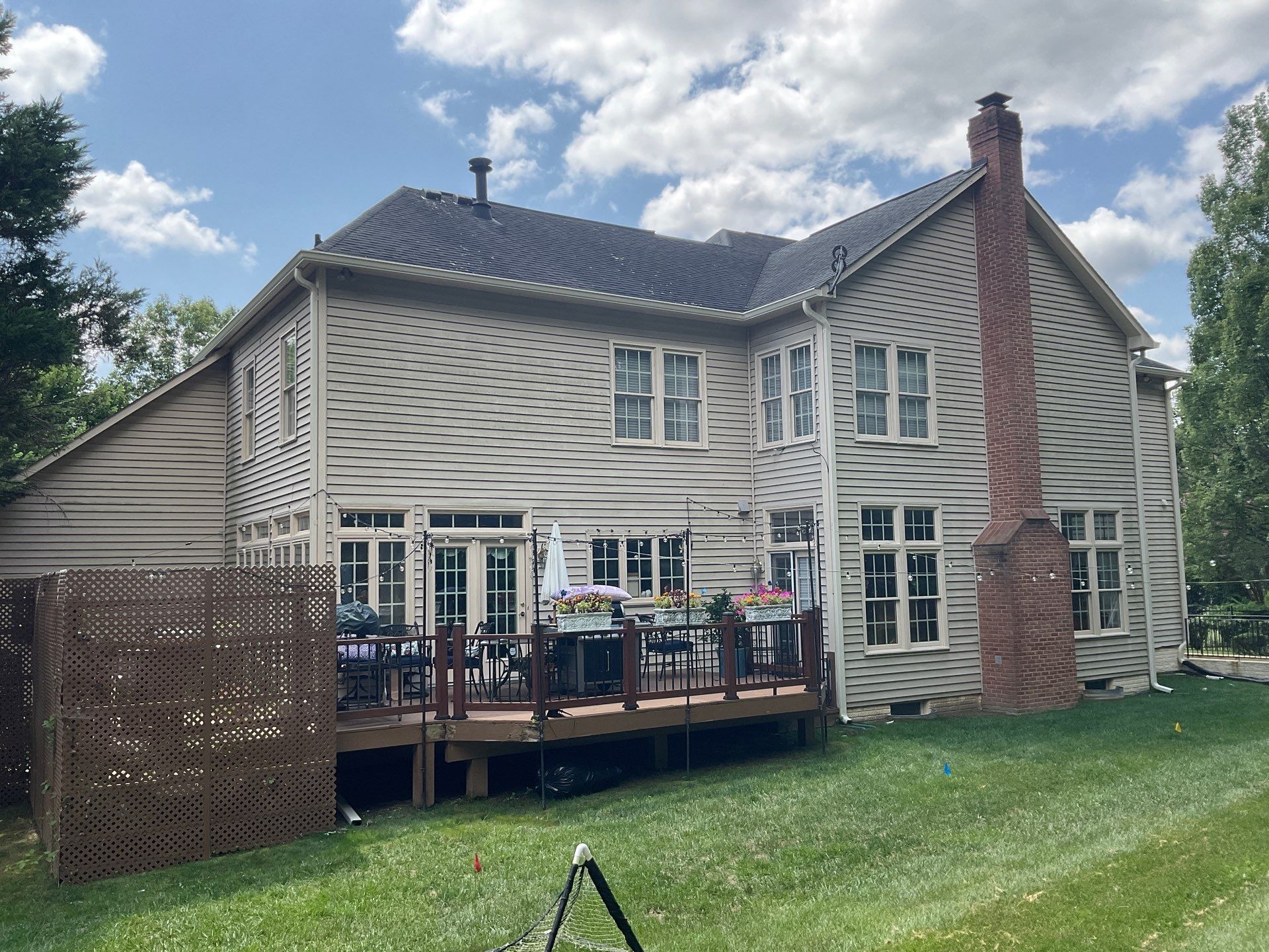 New Gutters, New Floor, New steps, New Paint job by Alpha Design Services