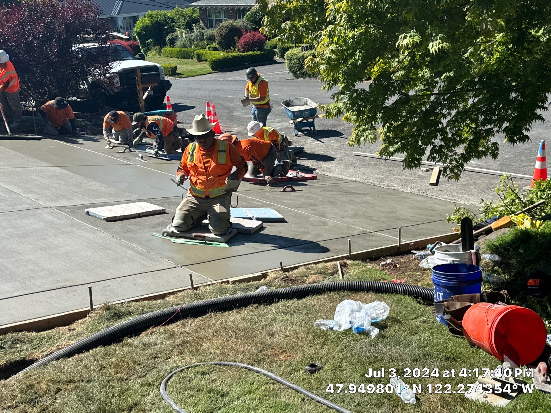 Jacob | Concrete Driveway  by Jireh Asphalt & Concrete Inc 