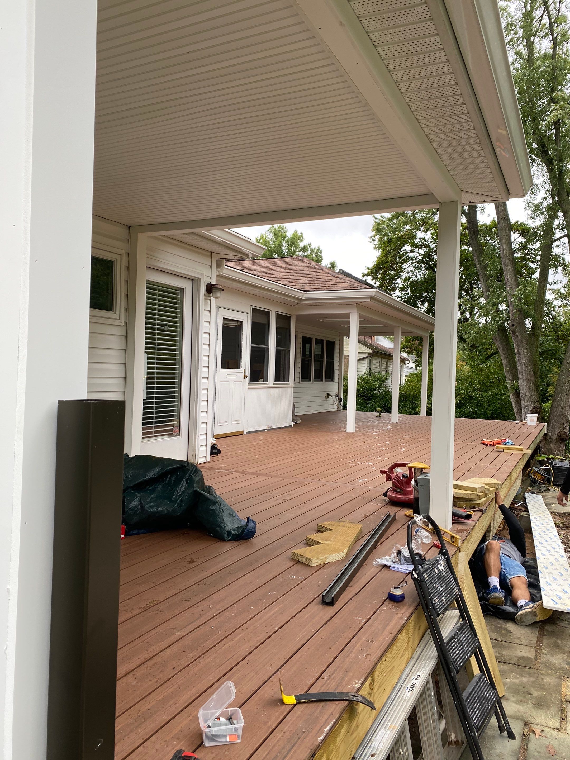 Deck Transformation using Timbertech & Azek by The Smet Companies, LLC