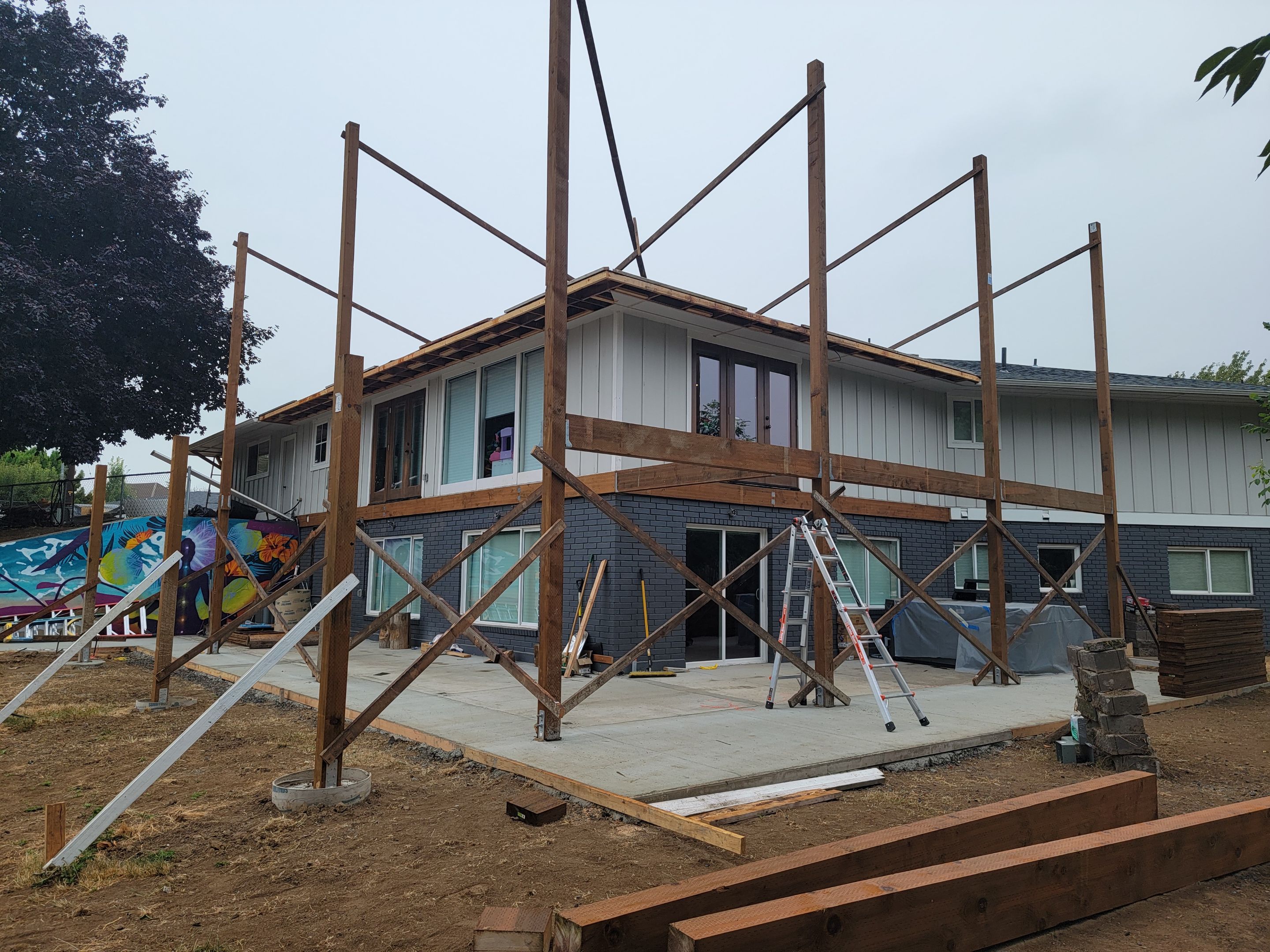 Full Modern Deck & Patio Cover Remodel w/ Ipe Hardwood Decking by Crm Services Llc