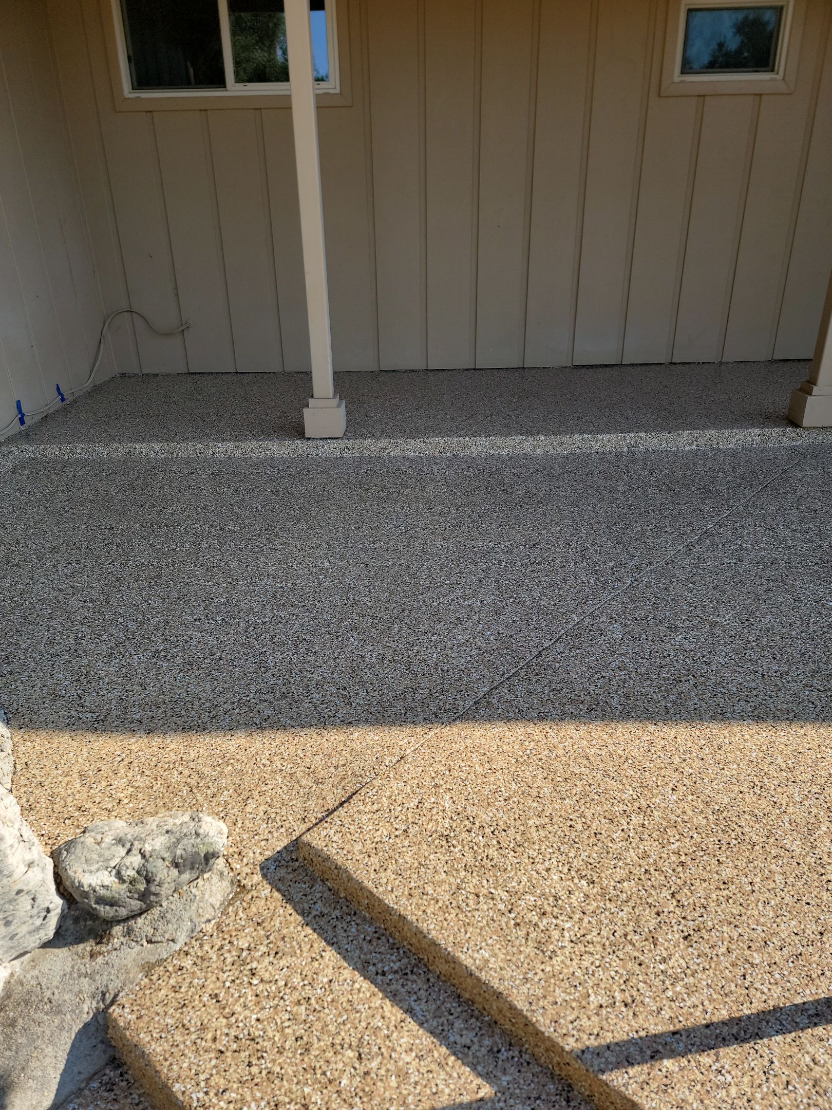 front porch using Penntek by MGP Coatings
