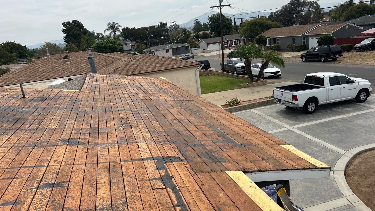 Partial Roof Replacement in Lemon Grove by Reliable Roofing San Diego Inc.