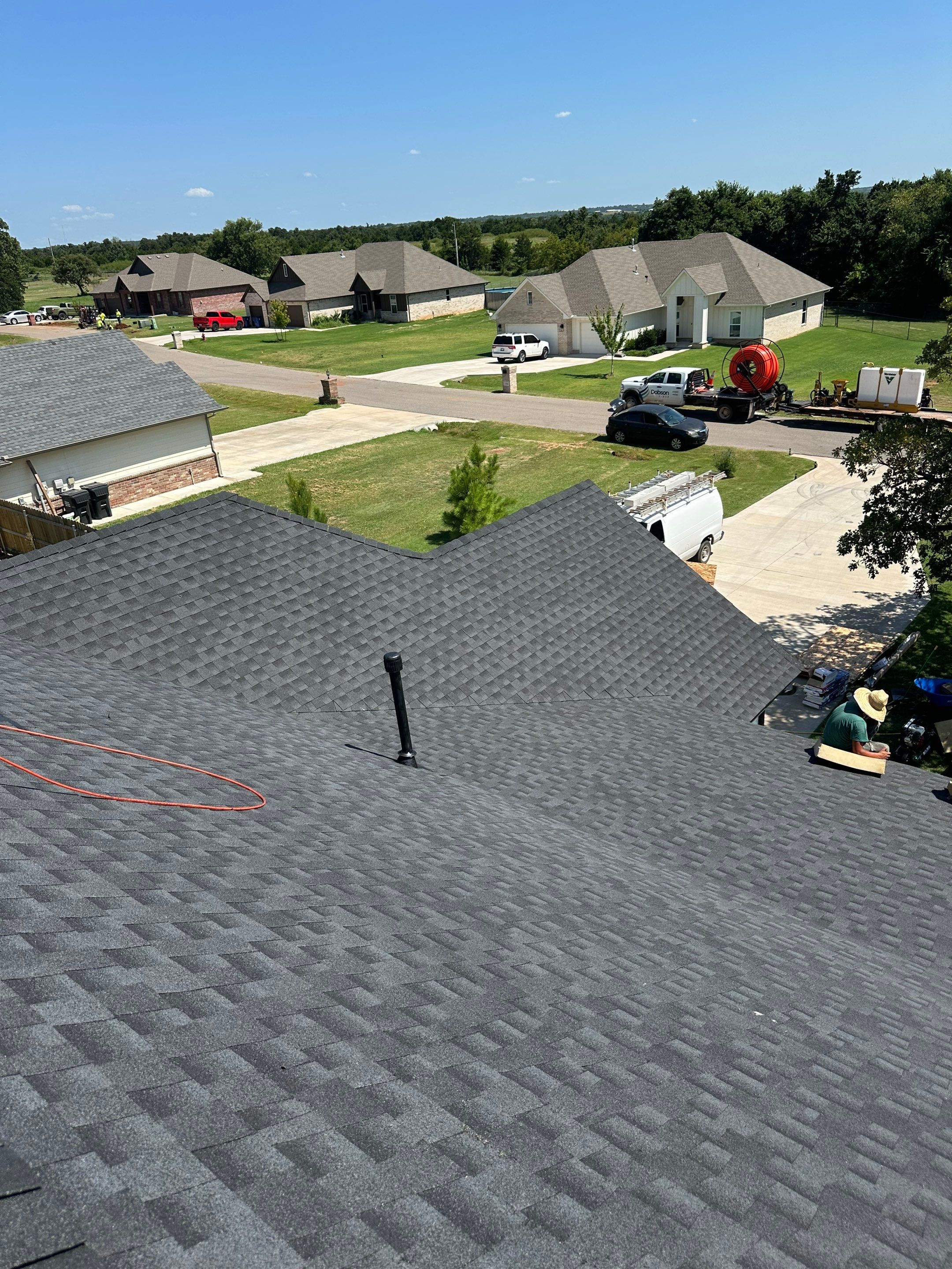roof replacement in Guthrie by McCann's Roofing and Construction