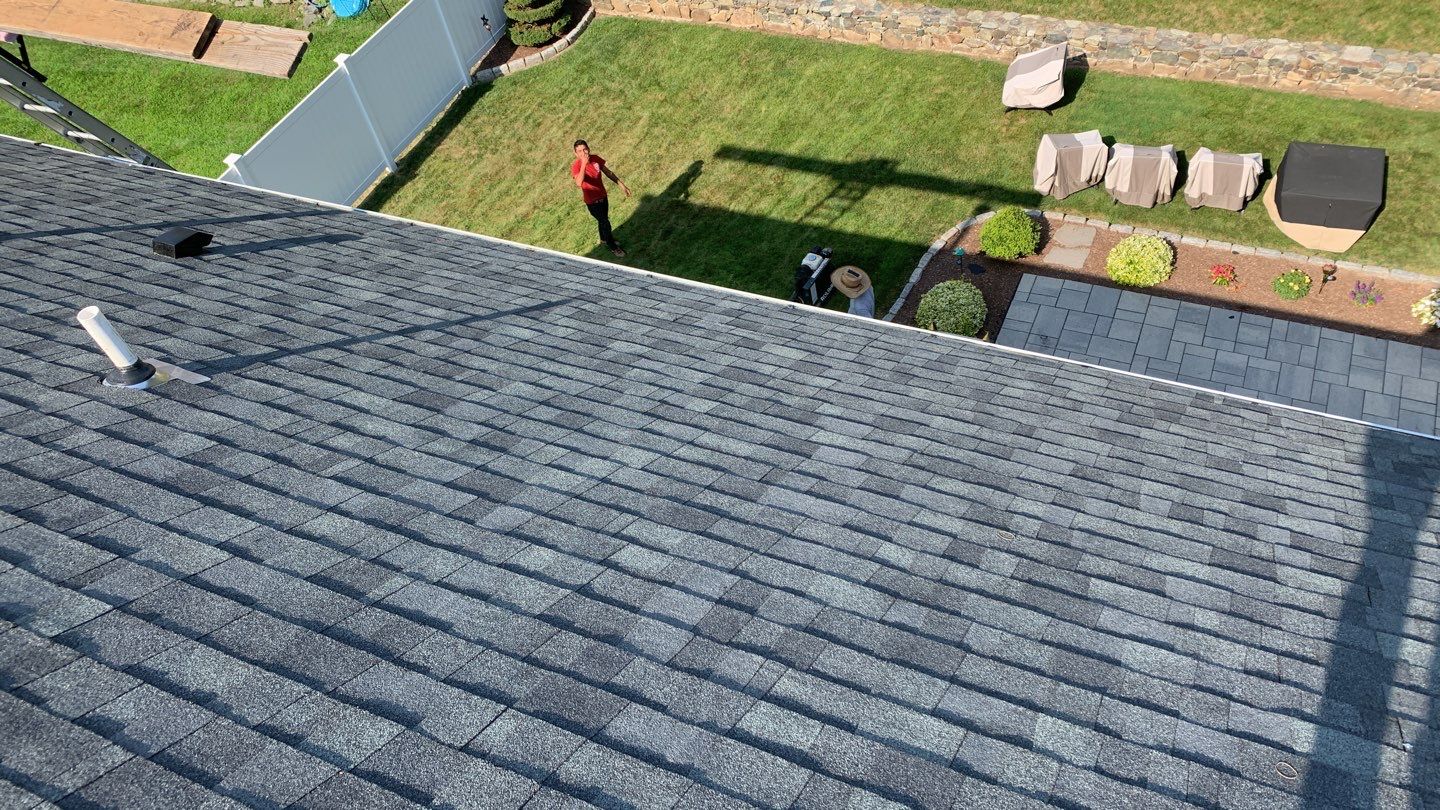 Residential Roofing Installation using Owens Corning TruDefinition & Certainteed Cedar Impressions Pacific Blue by A Plus Exterior