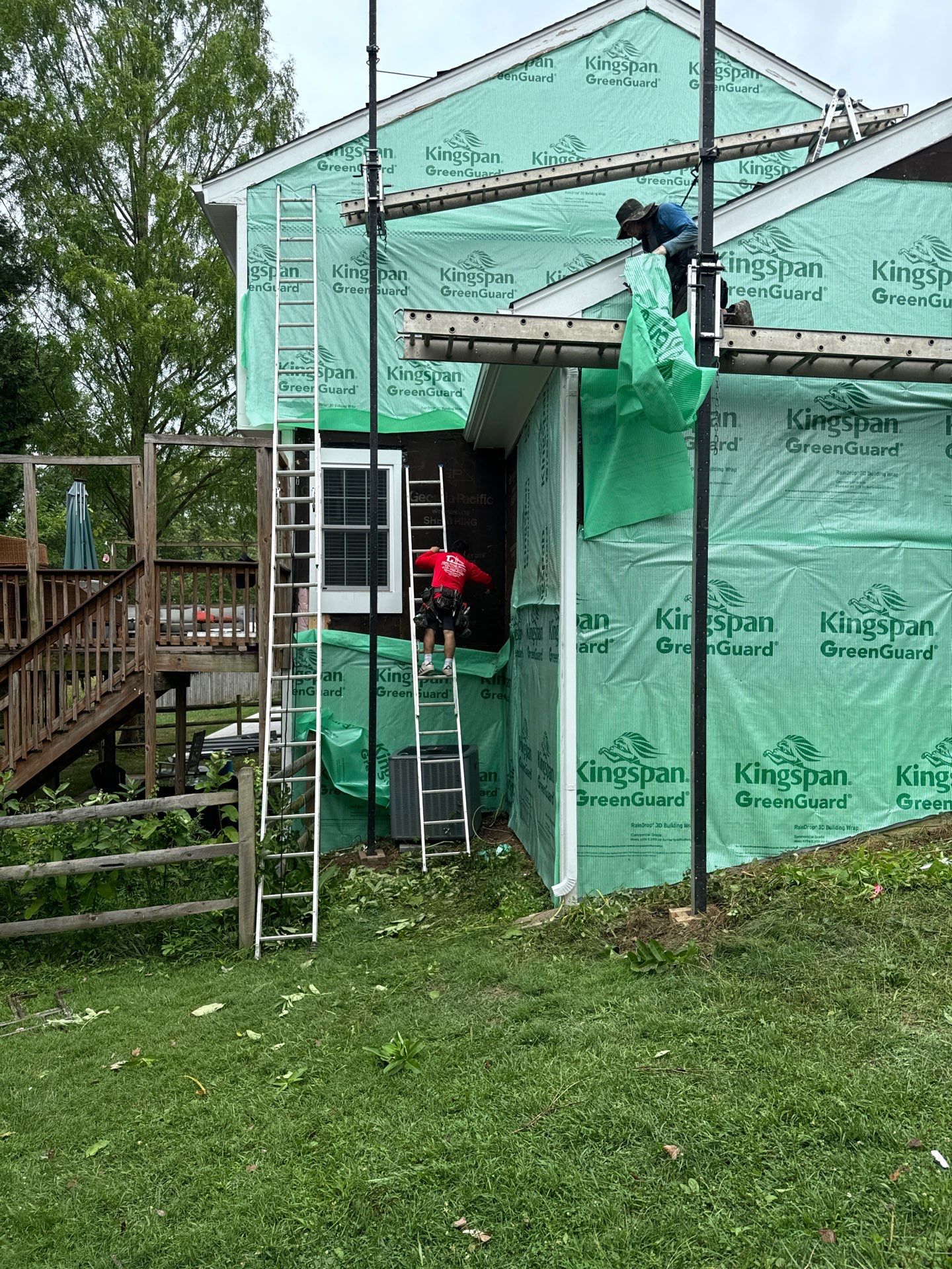 New Prodigy siding with One-piece insulated siding system & Exterior painting   by Alpha Design Services
