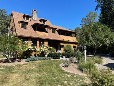 6" K-Style Copper Gutters Installed in Sherborn, MA
