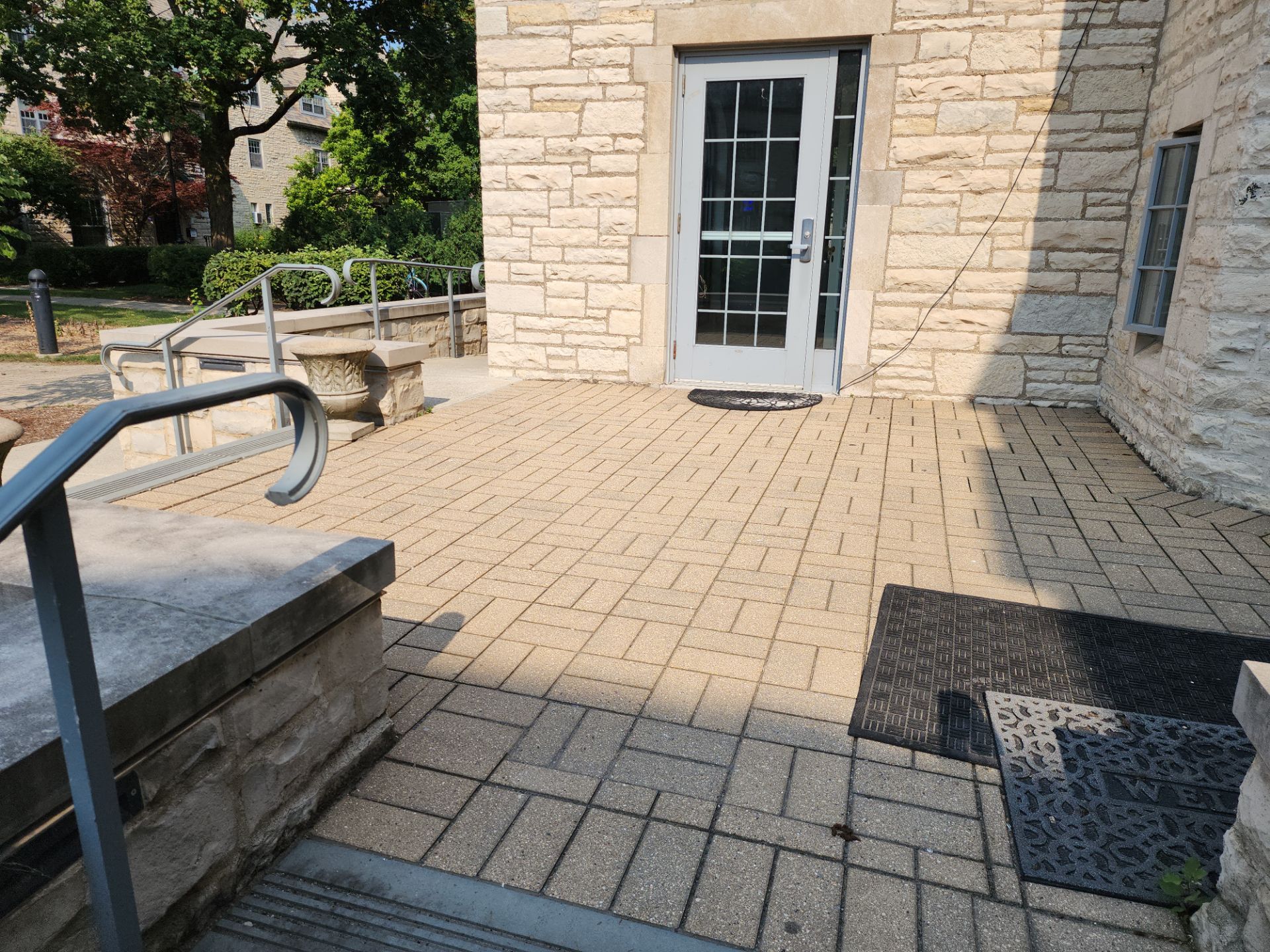 Brick paver cleaning. by Northern Power Washing LLC.