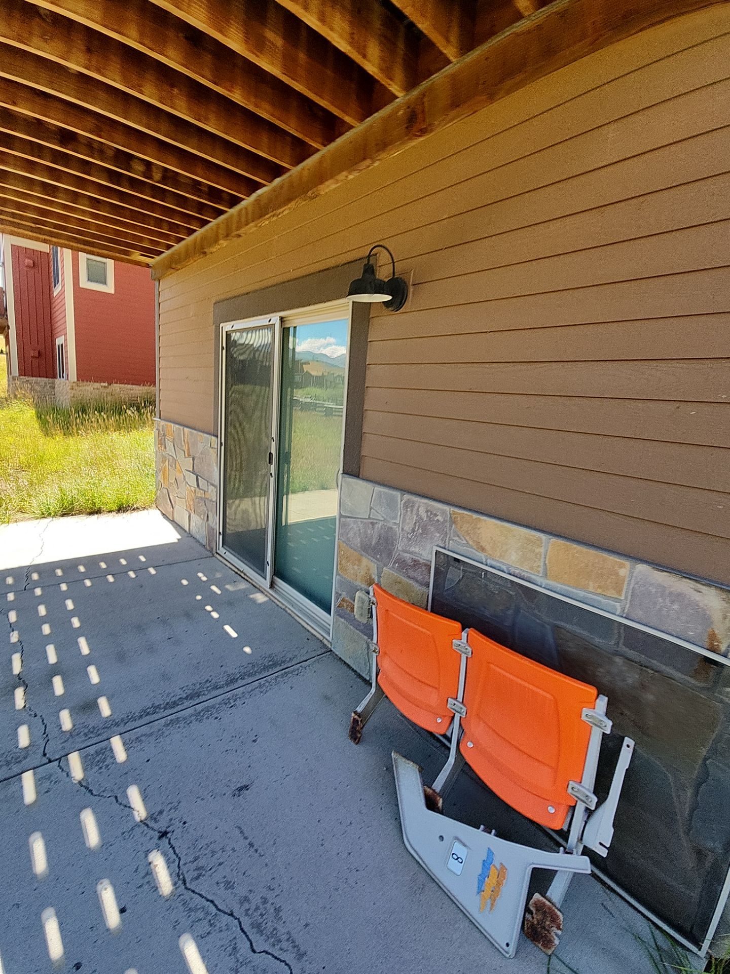 Exterior Painting Using Stain by Wheatley Creek Services