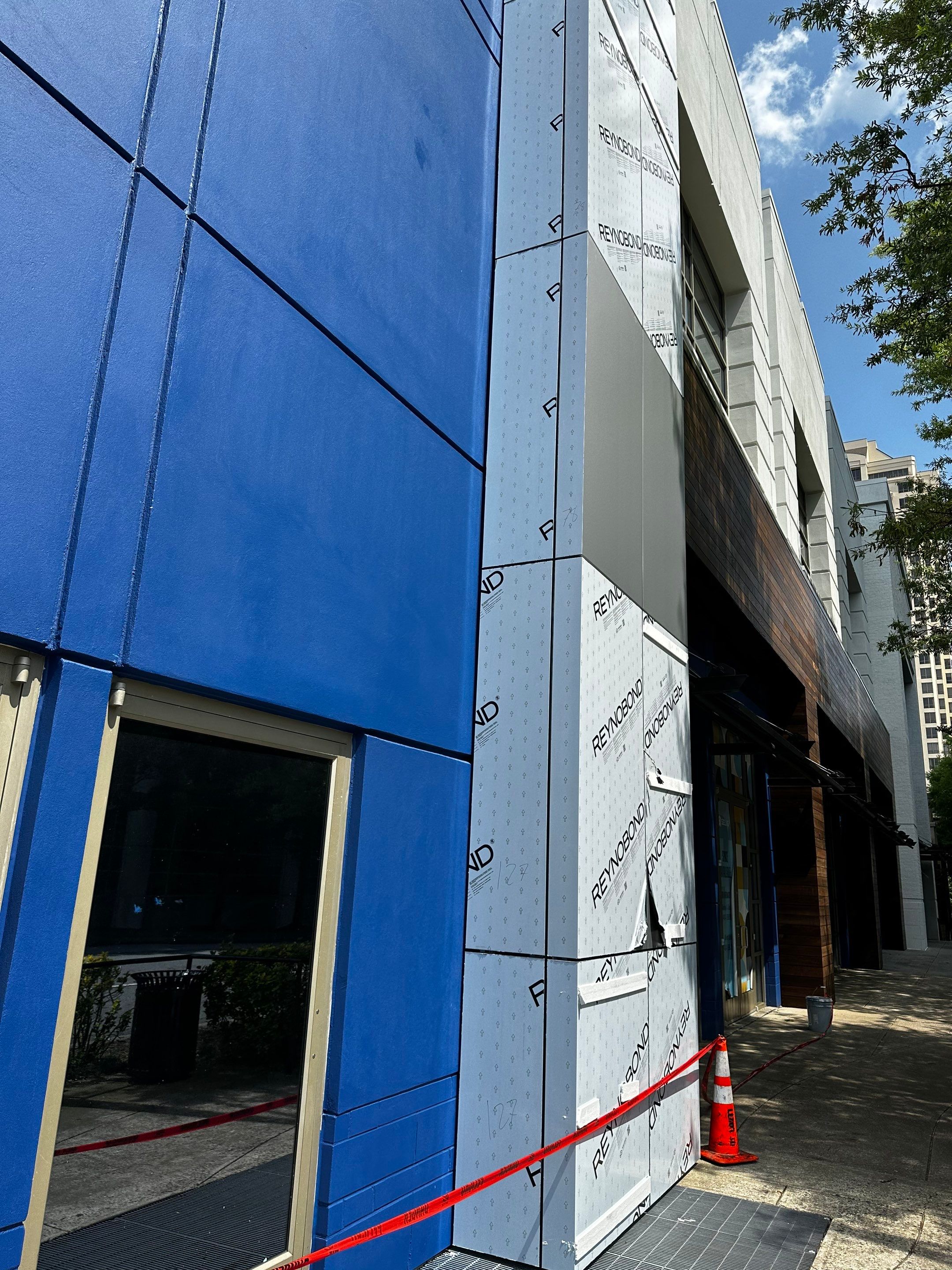 Exterior Installation using ACM Composite Panels by Infinity Metal Systems
