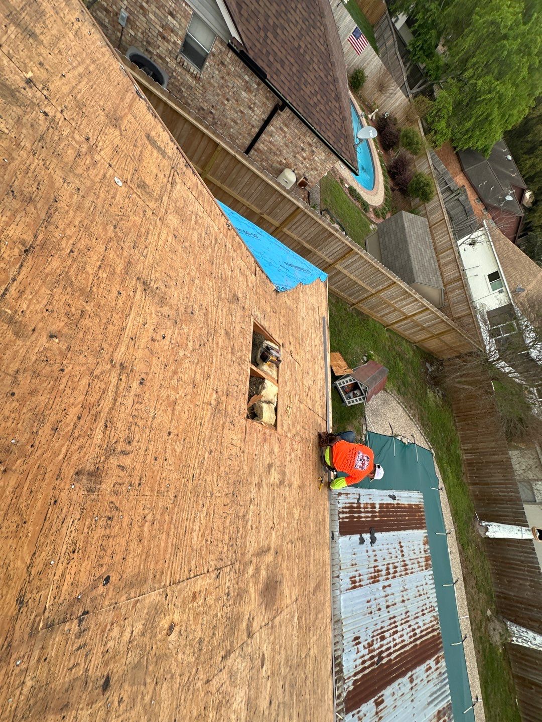 Residential Roofing Installation using Owen's Corning Duration (Lifetime) Shingles by Roof Repair Company