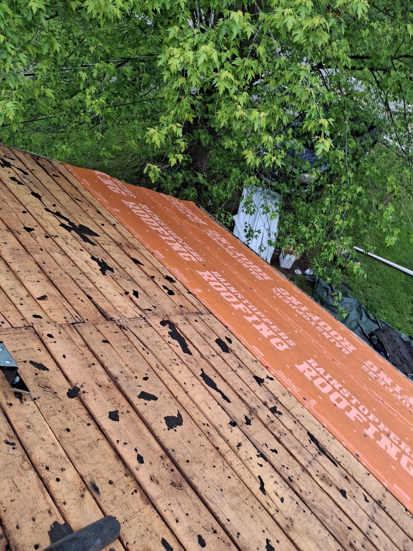 Residential Roofing Installation using Metal by Rainstoppers Roofing