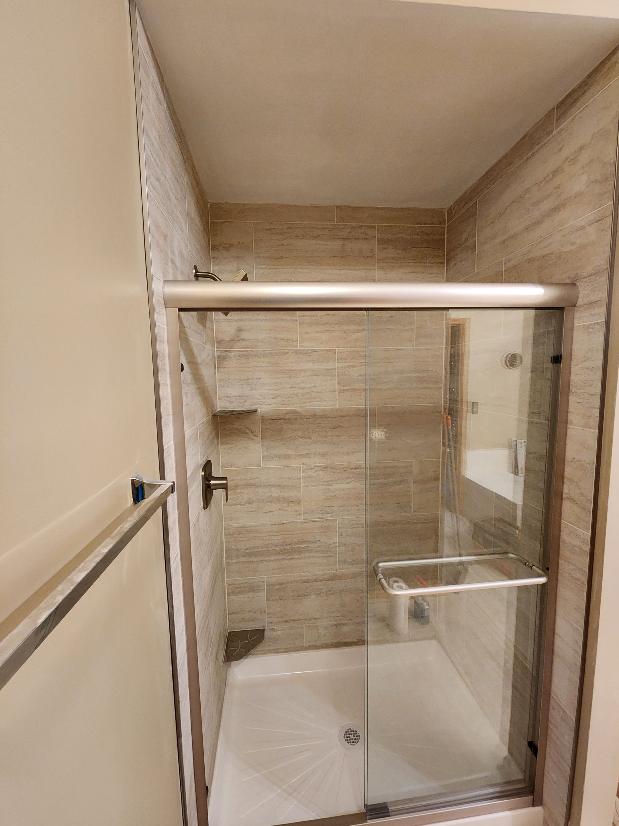 Tile Shower Remodel in Bartlett by Snap Home Solutions