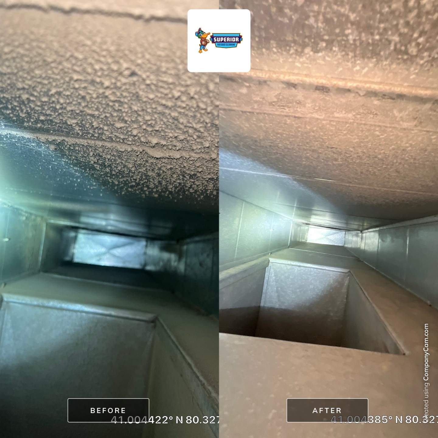 Air Duct Cleaning With a Vacuum Truck in New Castle, PA by Superior Air Duct Cleaning