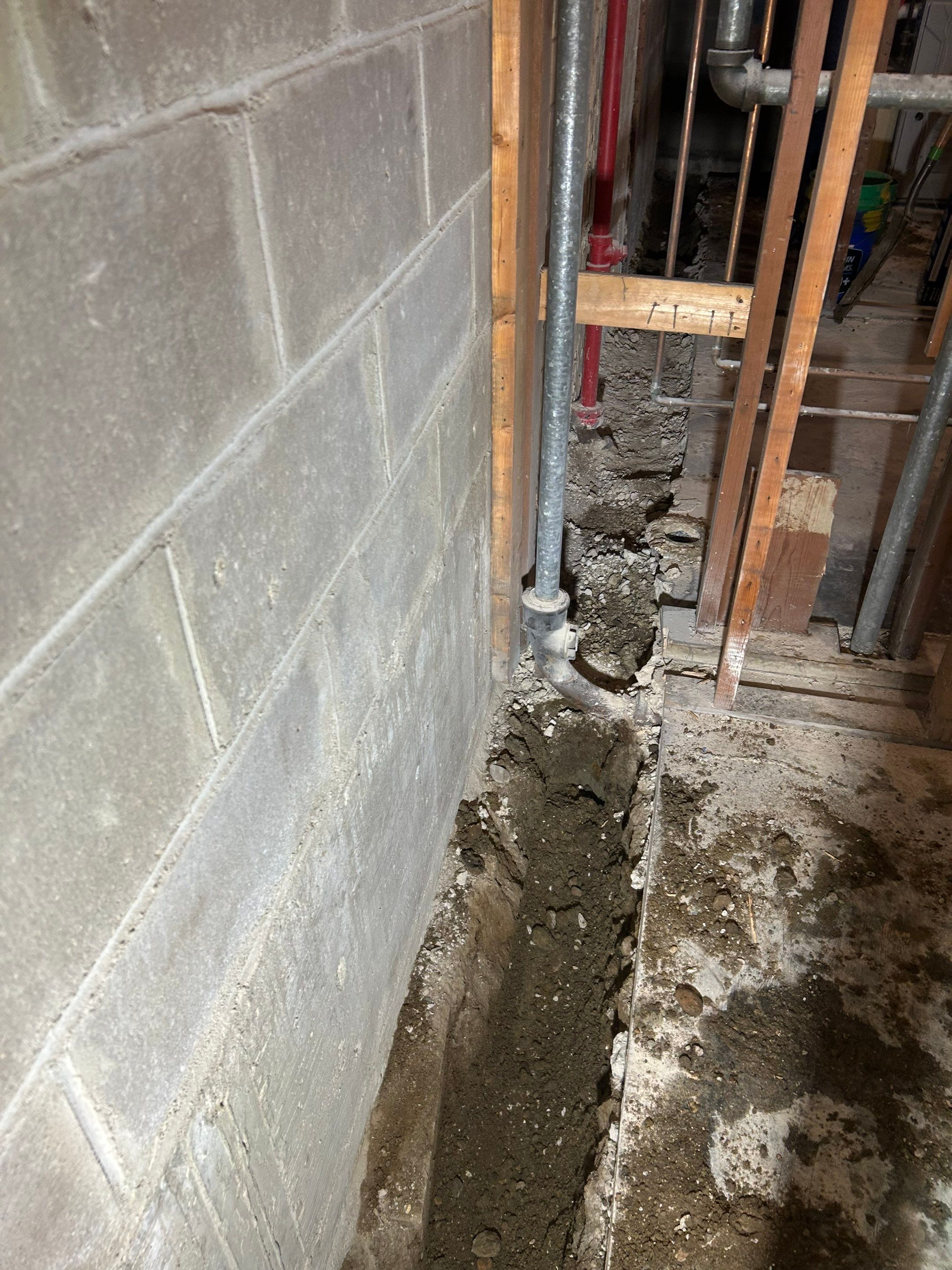 Drain tile for a General Contractor Partner by Waterproofing Northeast