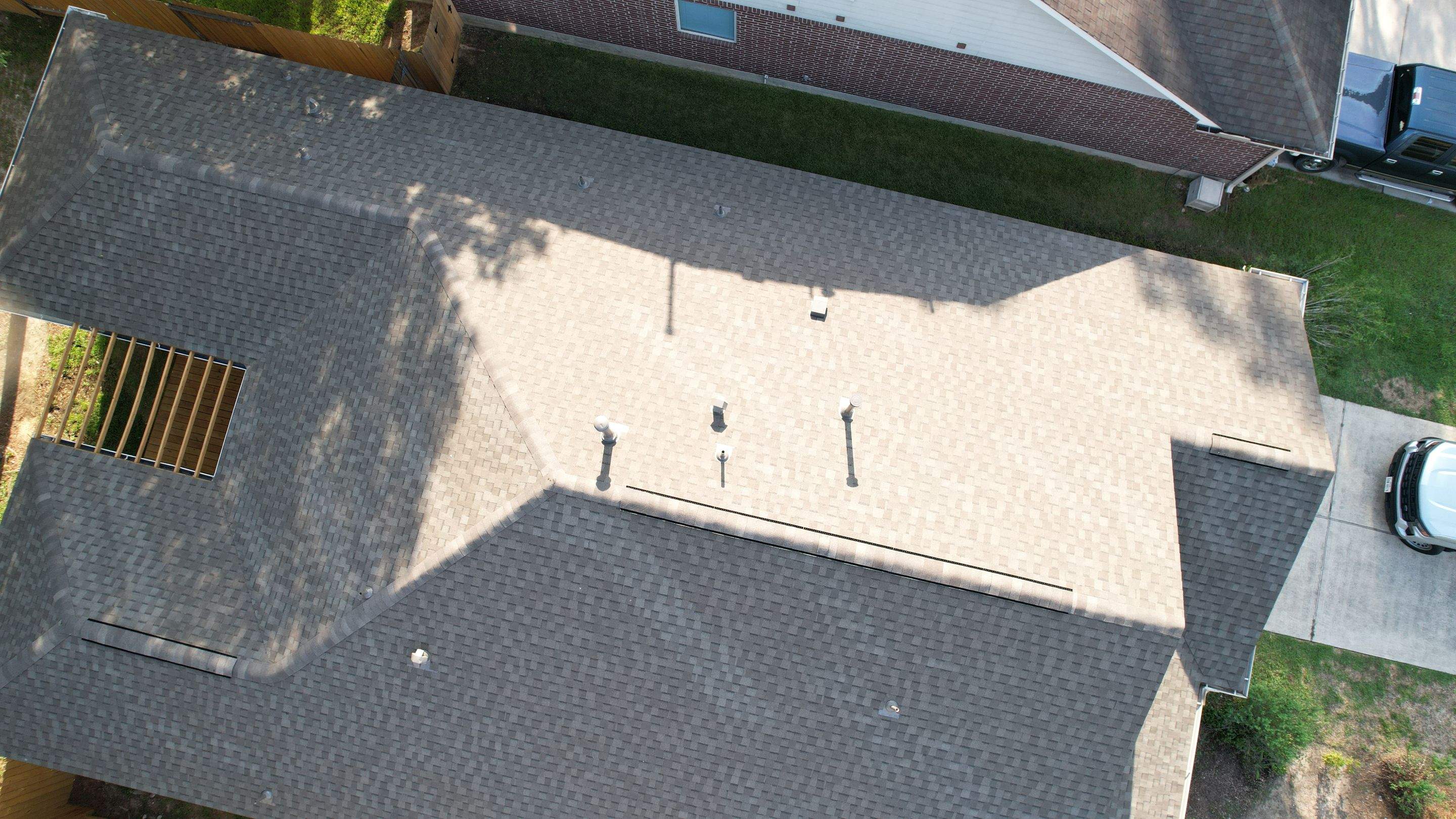 Roof Replacement on a Wooded Lot — Spring, TX by PL Roofing & SB Roofing, LLC.