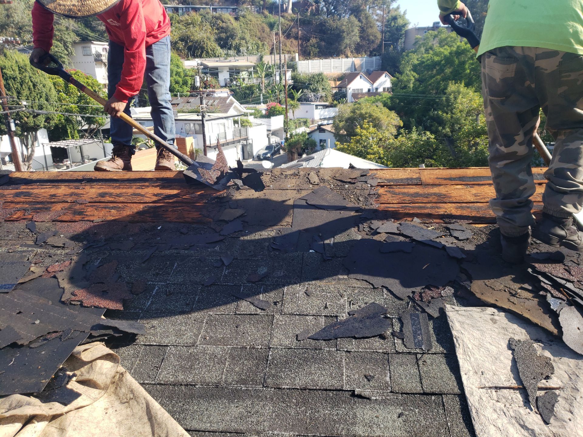 Residential Roofing Installation using Shingles and Silicone by Hull Brothers Roofing