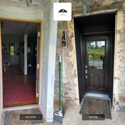 Provia Entry Door and Storm Door
