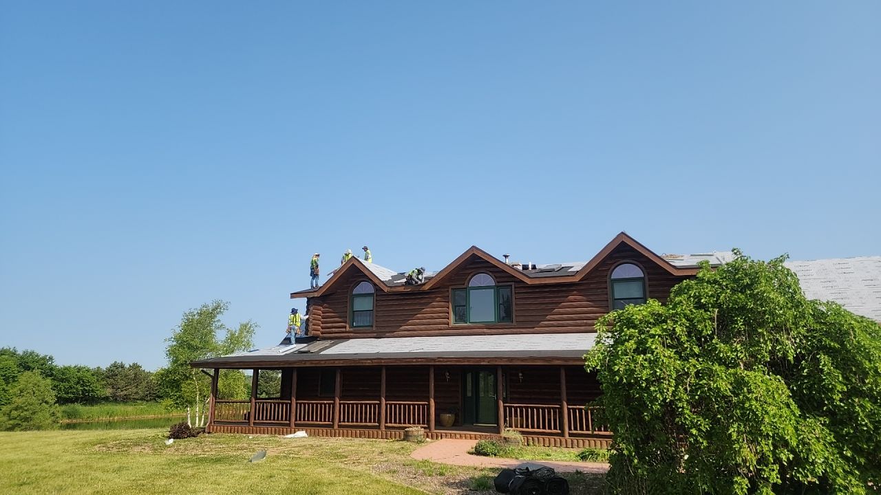 Residential Roofing Installation using GAF timberline HDZ shingles by Gellings Roofing & Siding