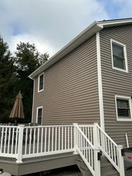 Gutter Cleaning in Andover, NJ — Gallo Bros job photo