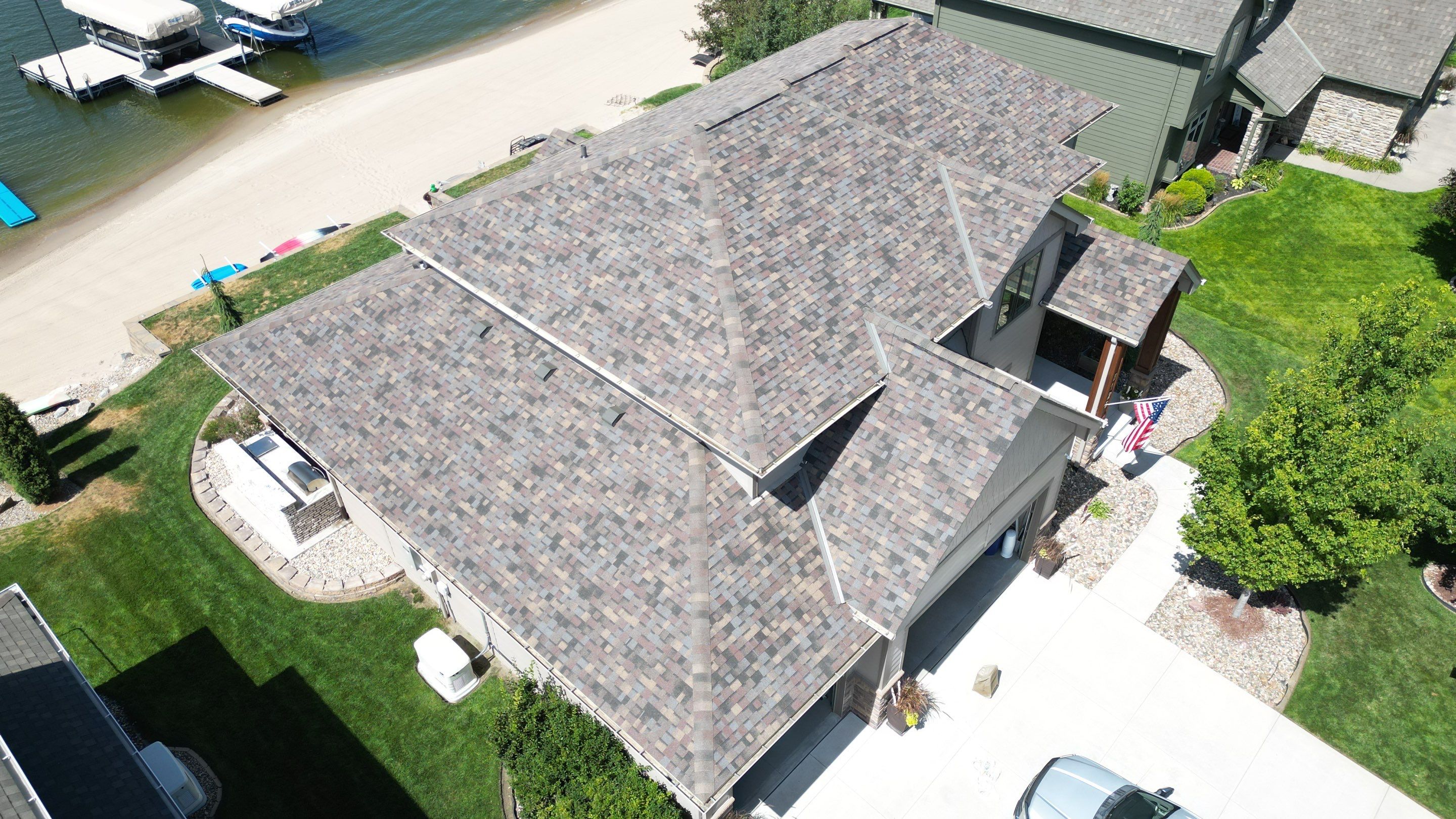 Residential Roofing Installation using Owens Corning Duration Summer Harvest by Lightning Exteriors