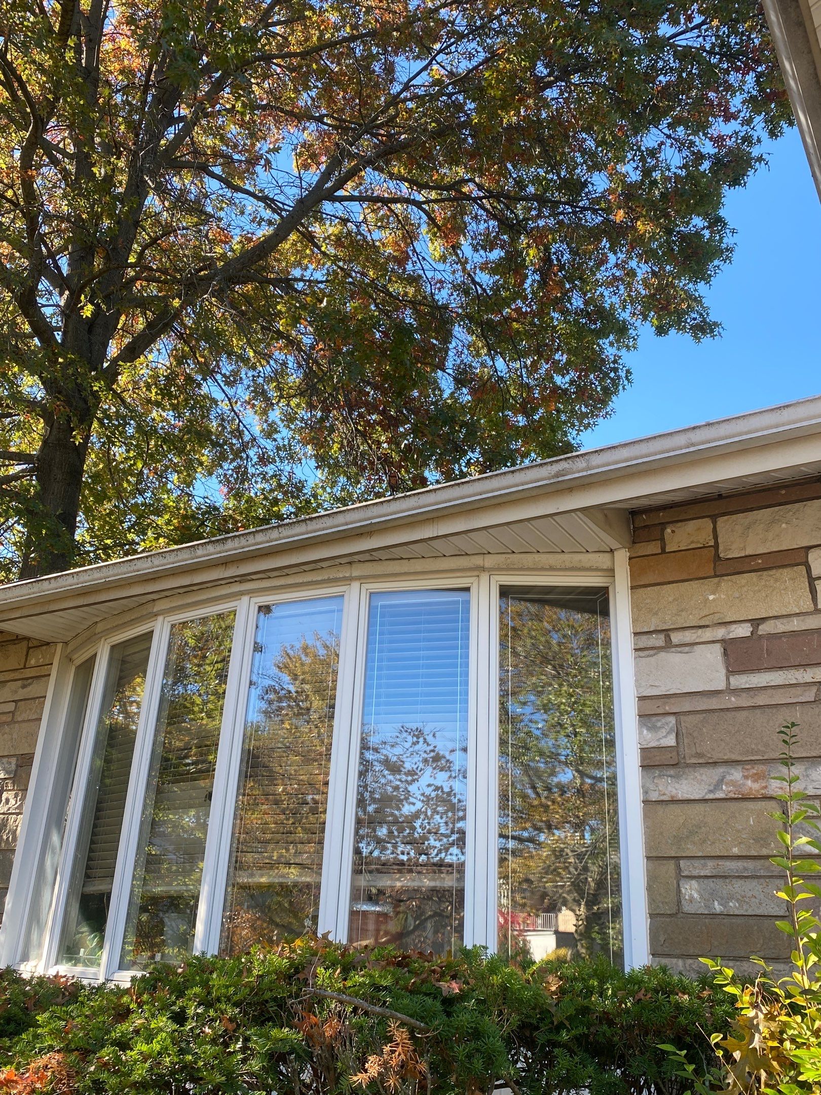 Clean and tighten gutter system.   by Above All Gutters 