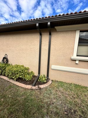 Bronze Downspout Installation in Cape Coral FL