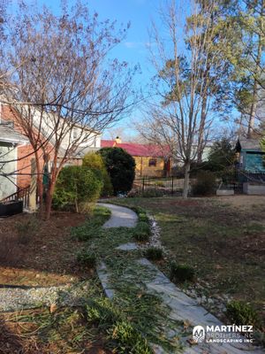 Yard cleanup in Durham